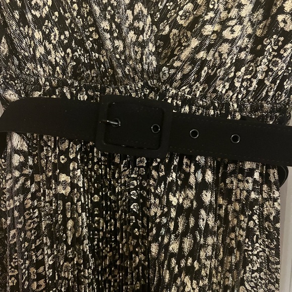 Rebecca Valance belted metallic dress - Picture 6 of 12